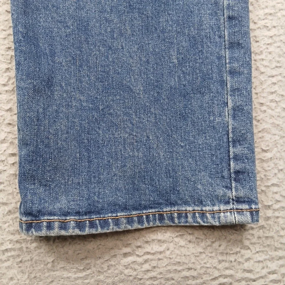 Levi's 514 Straight Fit Jeans Mens 42x32 Medium Wash Blue Denim Classic‎